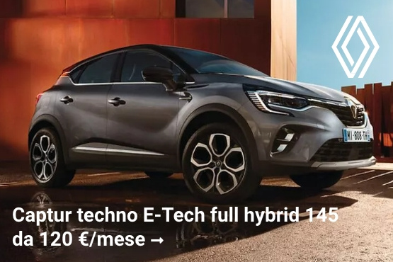Captur equilibre E-Tech full hybrid 145 da 120€ /rata mese