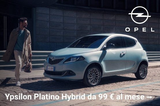 Lancia Ypsilon Platino Hybrid da 99 € al mese