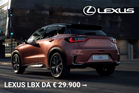 Nuovo Lexus LBX da € 29.900