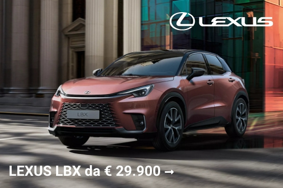 Nuovo Lexus LBX da € 29.900