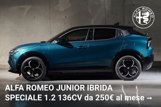 ALFA ROMEO JUNIOR IBRIDA SPECIALE 1.2 136CV da 200€ al mese